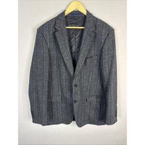 Bugatti Wool Sport Coat‎ Men 44 44R Gray Textured Blazer